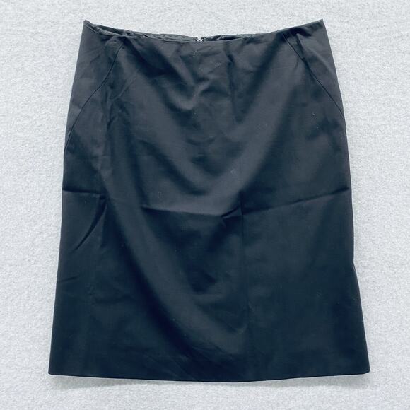 J Crew Skirt Womens 12 Wool Blend Lined Back Zip Classic Work Office Career - Picture 1 of 5